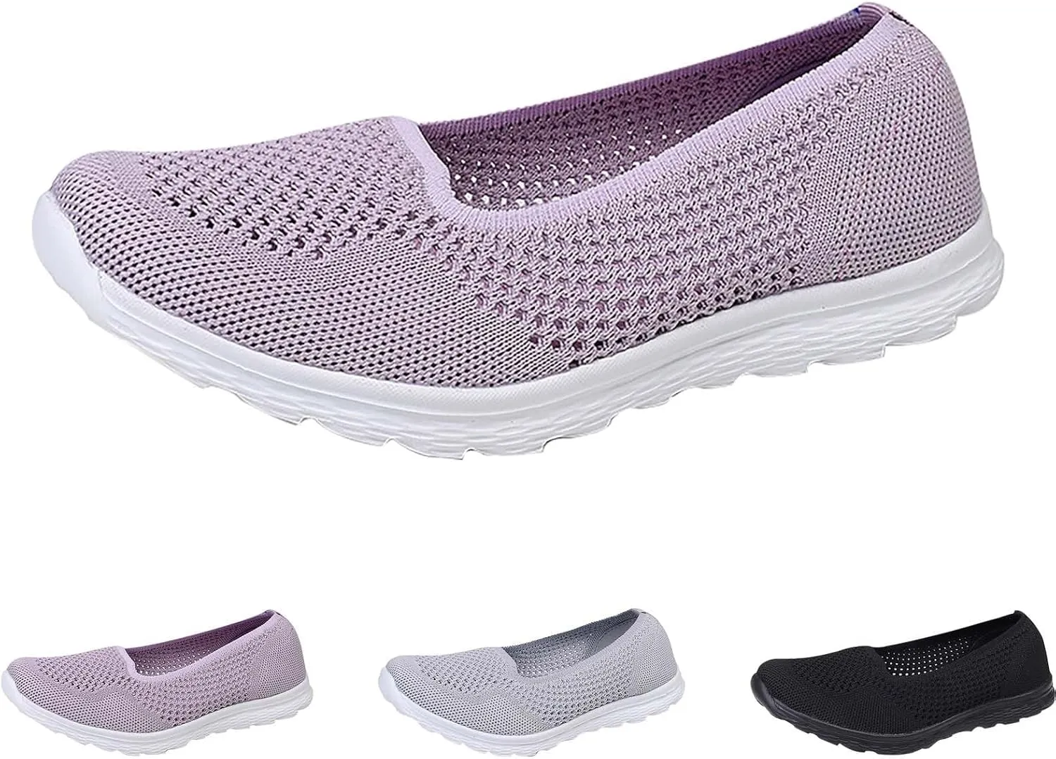Women's Soft Orthopedic Shoes Breathable Woven Go Walking Slip On Foam Shoes Arch Support Hands Boys Casual Shoe Size 4