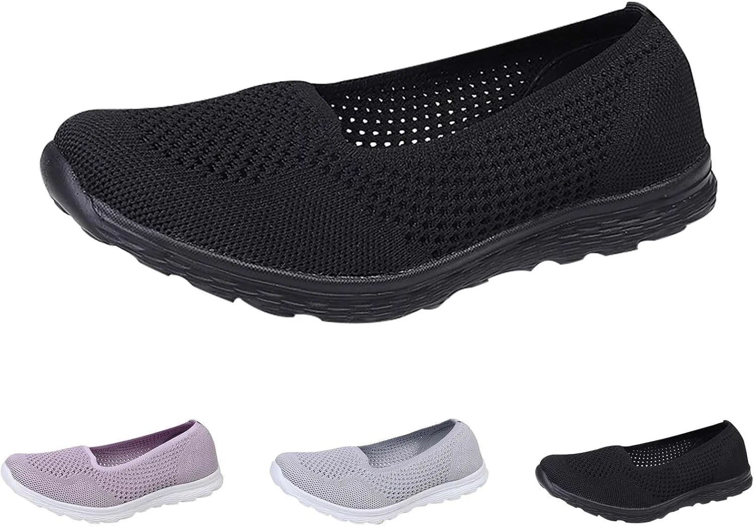 Women's Soft Orthopedic Shoes Breathable Woven Go Walking Slip On Foam Shoes Arch Support Hands Boys Casual Shoe Size 4