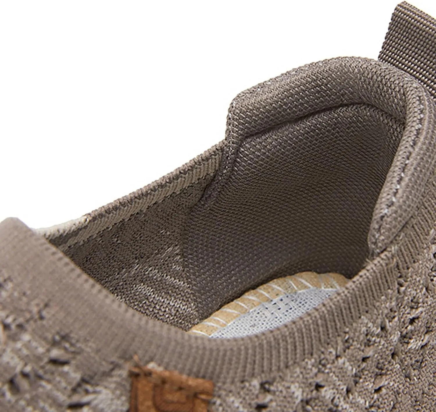 Women's Soft Orthopedic Shoes Breathable Woven Go Walking Slip On Foam Shoes Arch Support Hands Slip in Chunky Wedge