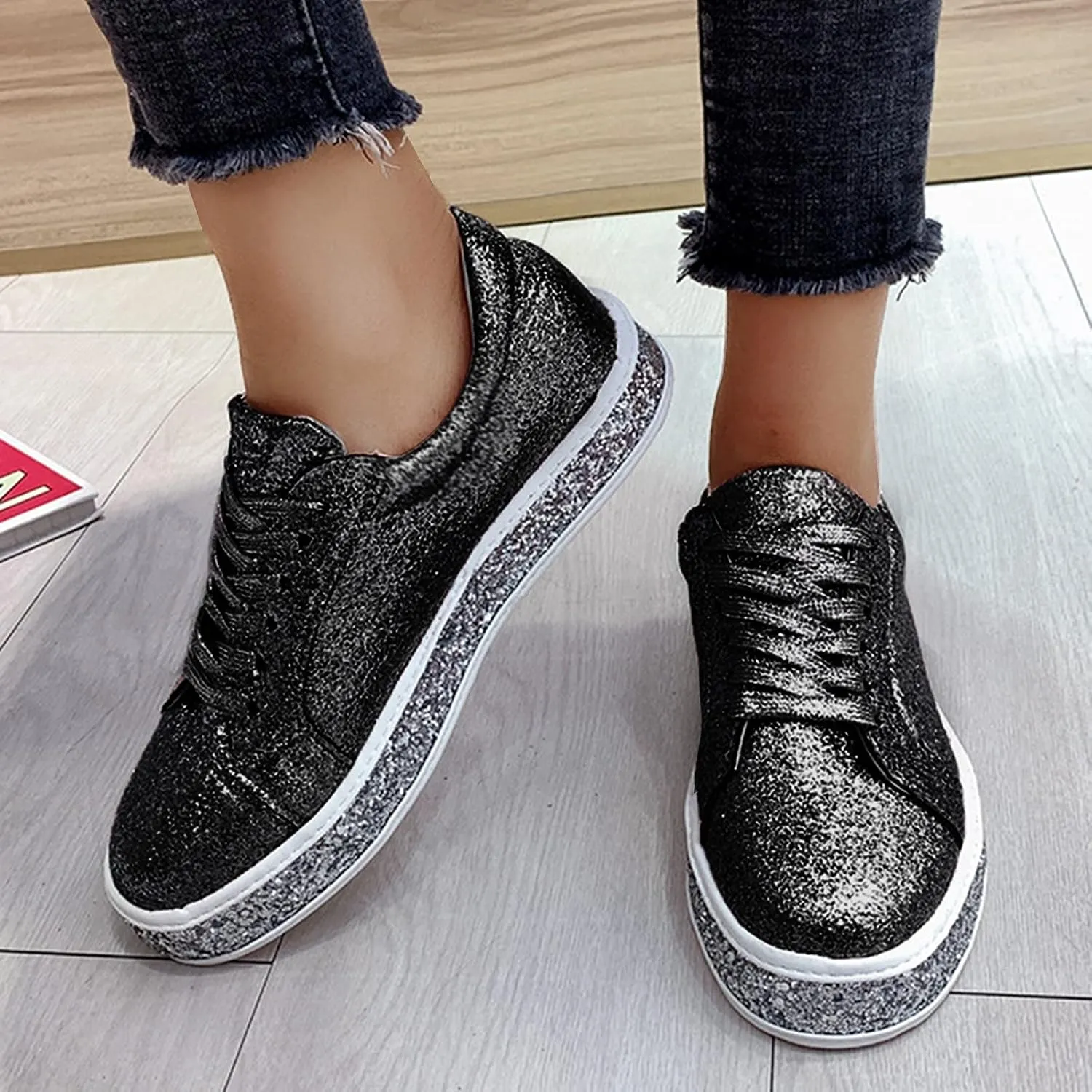 Womens Walking Shoes Size 9 Slip On Zapatos De Trabajo para Mujer Antideslizante Y Contra El Agua Cocina Fashion Walking Shoes for Women 2023 Bowling Shoes Women 8 Wide Zapatos Ortopedicos para Mujer