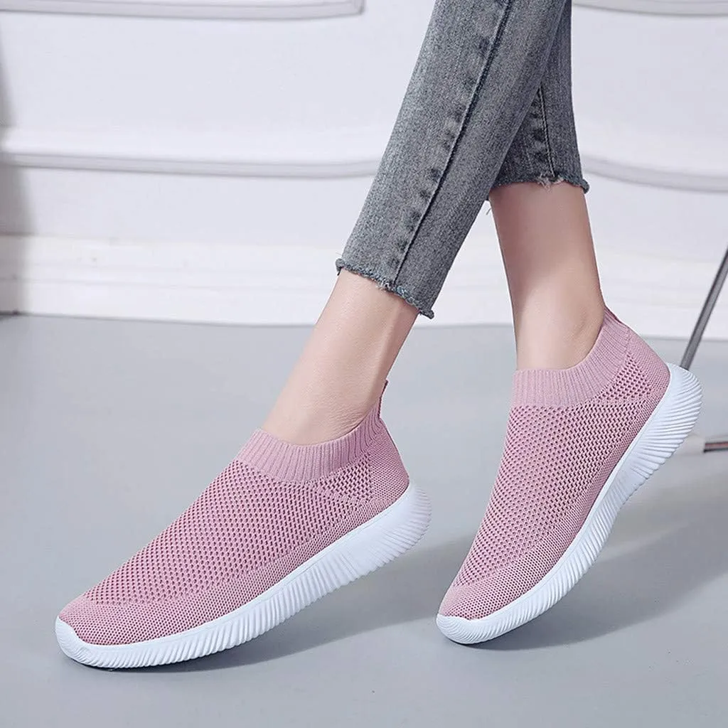 Womens Walking Shoes Sock Casual Ladies Fashion Sneakers Mens Dress Shoes Flat Feet Men Shoes Casual White Platform Sneakers Tennis Shoe Casual Loafers