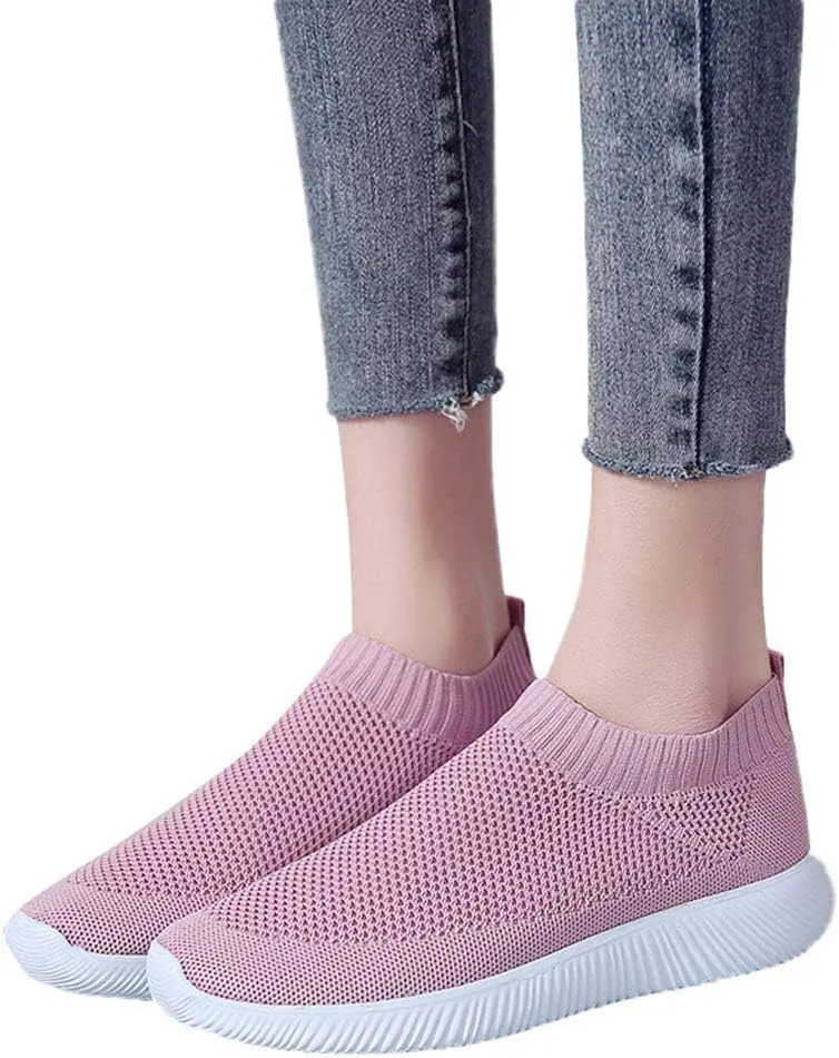 Womens Walking Shoes Sock Casual Ladies Fashion Sneakers Mens Dress Shoes Flat Feet Men Shoes Casual White Platform Sneakers Tennis Shoe Casual Loafers