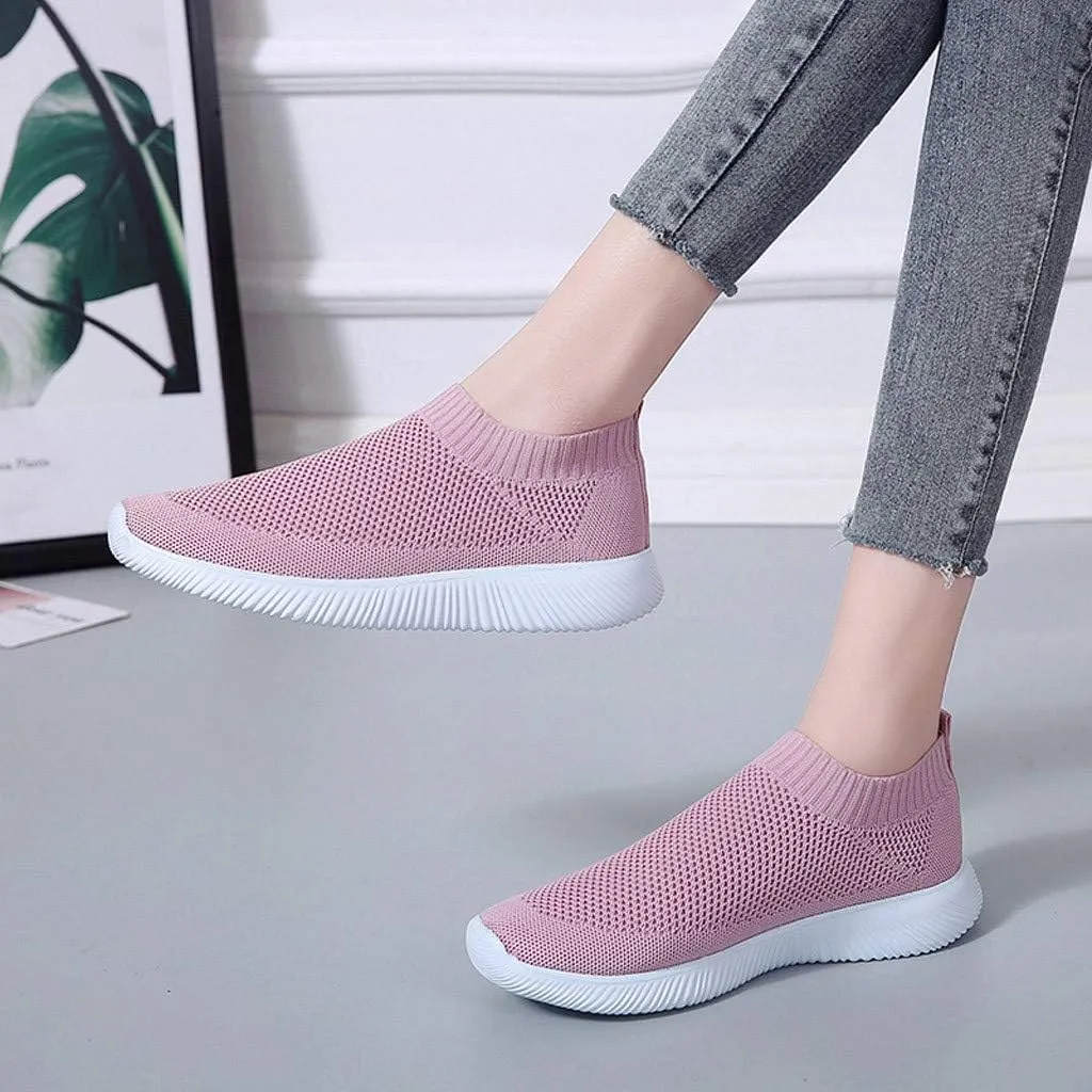 Womens Walking Shoes Sock Casual Ladies Fashion Sneakers Mens Dress Shoes Flat Feet Men Shoes Casual White Platform Sneakers Tennis Shoe Casual Loafers
