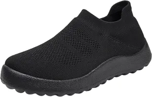 Womens Walking Shoes Wide Diabetic Shoes Non Slip Work Shoes Women Walking Ladies Shoes Casual Dress Sneakers Slip On Tennis Shoe Loafers Casual Slip On
