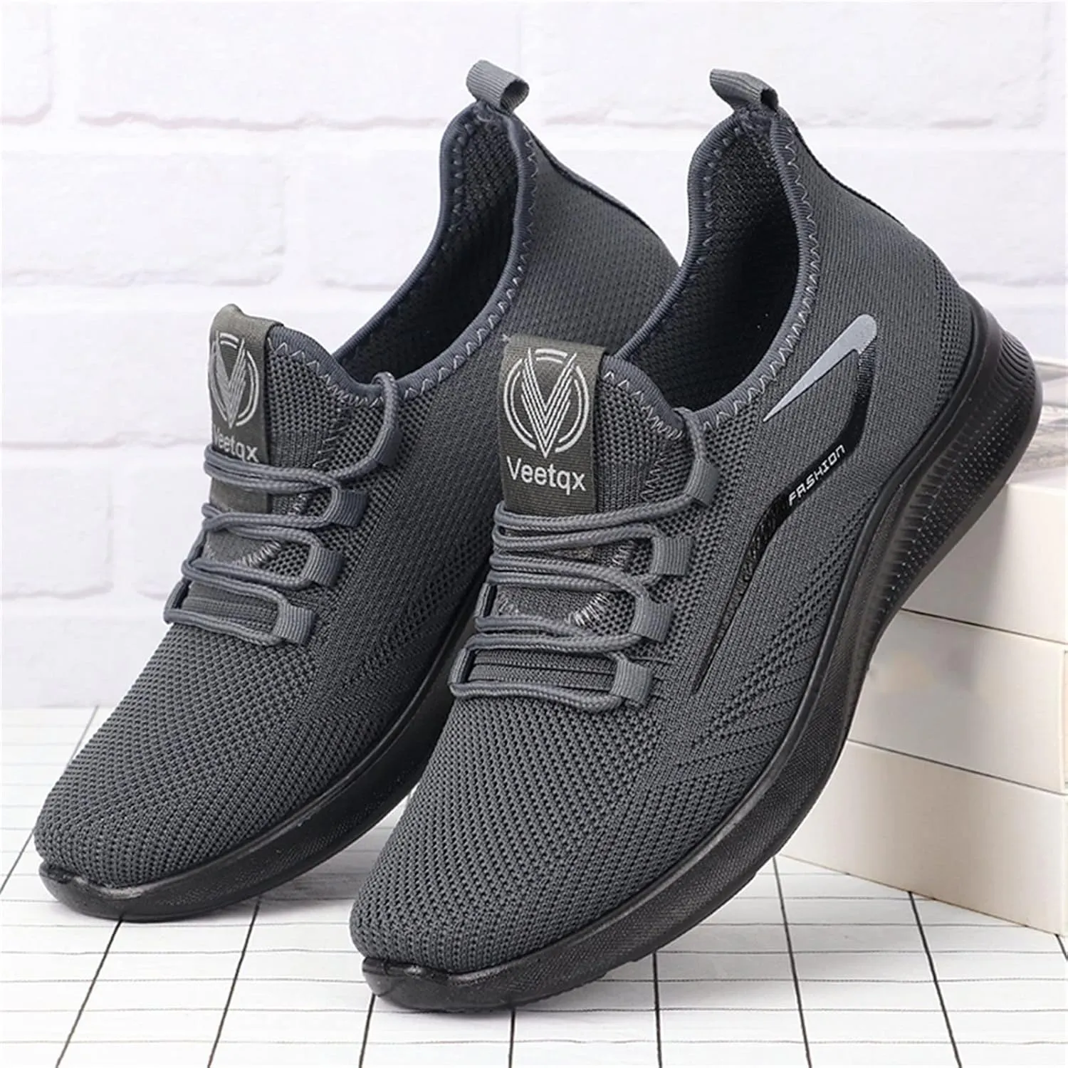 Women's White Fashion Sneakers White Sneakers Men Wide Mens Casual Dress Shoes Round Toe Flats Comfortable Women Loafers Comfortable Womens Slip On Sneakers