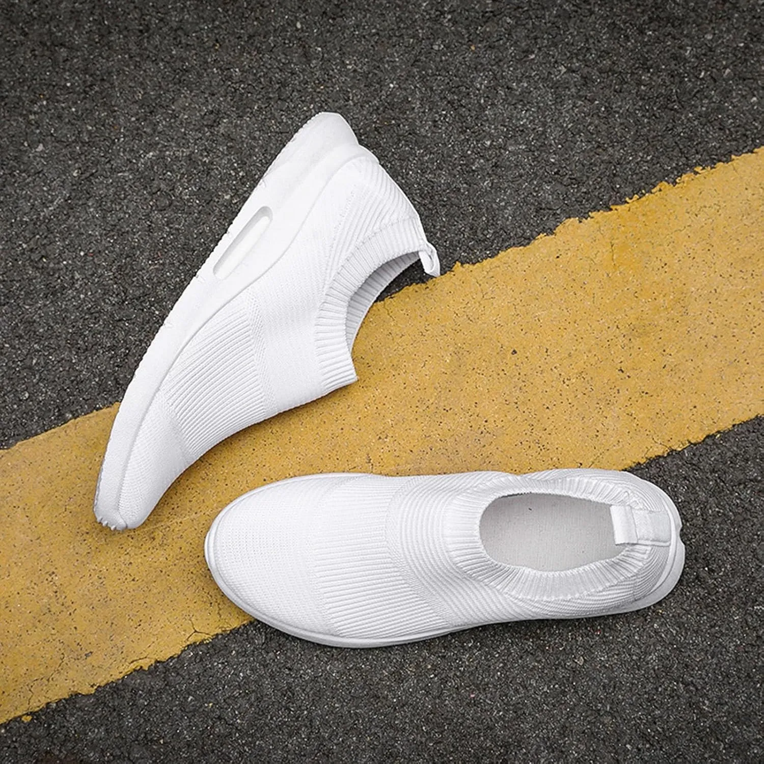 Womens White Tennis Shoes Leather Sneakers Casual Walking Shoes for Women Womens Shoes Casual Dressy Women's Loafer Flat Women's Fashion Sneakers