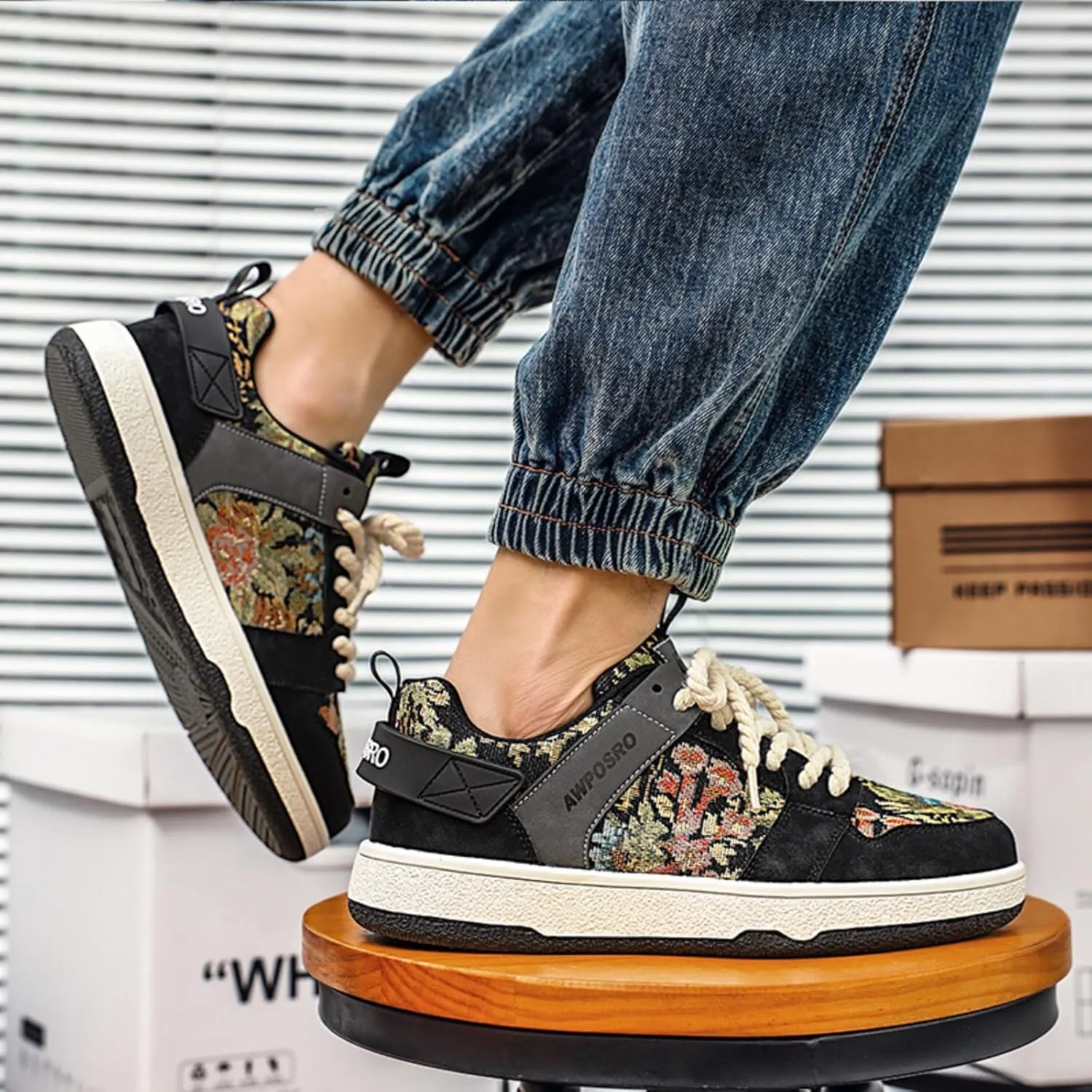 Y2K Retro Sneakers Premium Synthetic PU Leather Skate Shoes for Women Daily Wear with Unique Glow-in-The-Dark Design